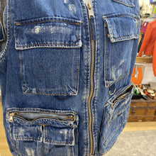 Load image into Gallery viewer, Zara denim vest L
