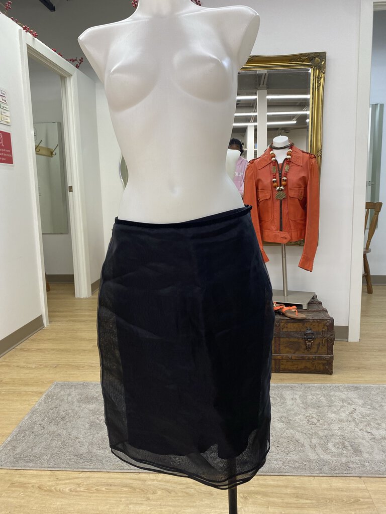 Helmut Lang sheer skirt 8