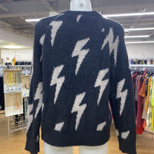 Load image into Gallery viewer, Z Supply lightning bolt print sweater XS
