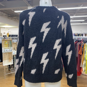 Z Supply lightning bolt print sweater XS