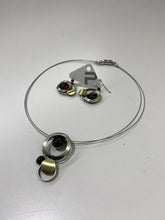 Load image into Gallery viewer, Inukshuk necklace earring set
