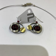 Load image into Gallery viewer, Inukshuk necklace earring set
