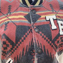 Load image into Gallery viewer, True Religion cotton letterman jacket XS
