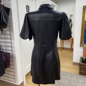 Dynamite pleather dress S