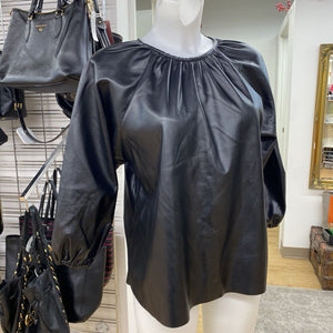 Maison cinqcent 500 pleather top S