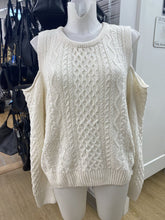 Load image into Gallery viewer, Pilcro cold shoulder sweater L
