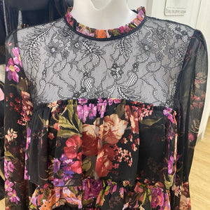 Zara floral dress M