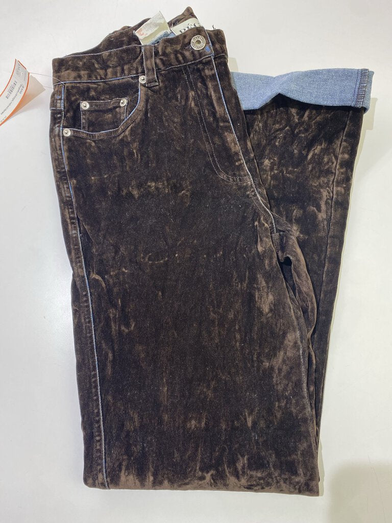 Begain vintage velvet/denim pants 7