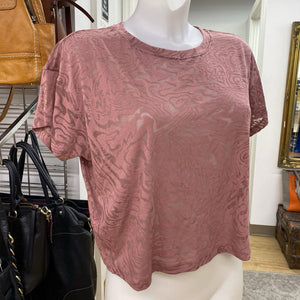 Lululemon burn-out print tee 8