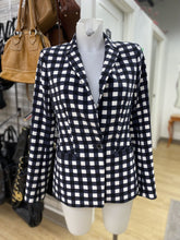 Load image into Gallery viewer, Banana Republic gingham blazer 2
