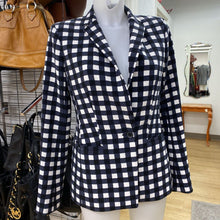 Load image into Gallery viewer, Banana Republic gingham blazer 2
