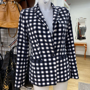 Banana Republic gingham blazer 2