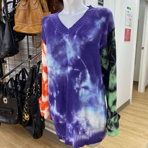 MSGM oversized tie dye sweater XS