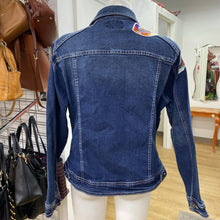 Load image into Gallery viewer, Liva A Little embroidered denim jacket XL
