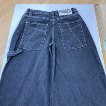 Load image into Gallery viewer, Ragged Jeans wide leg carpenter jeans 26
