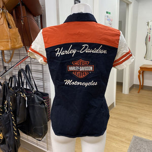 Harley Davidson zip up top S