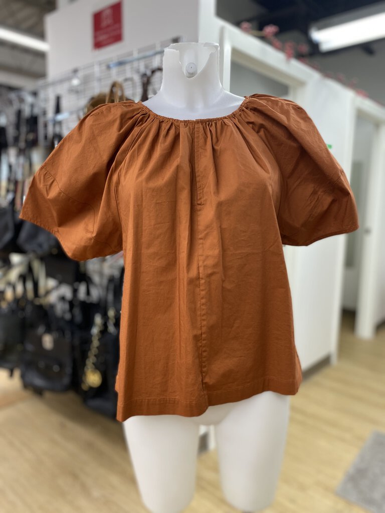 Gap puff sleeve top NWT XS