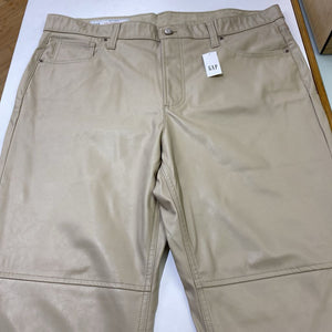 Gap Cheeky Straight High Rise pleather pants NWT 20