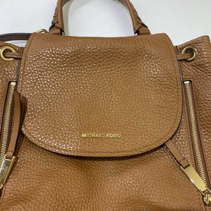 Michael Kors pebbled leather backpack