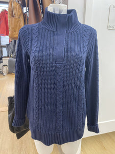 LL Bean snaps detail sweater S