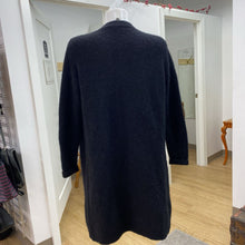 Load image into Gallery viewer, COS wool/mohair/blend long cardi XS
