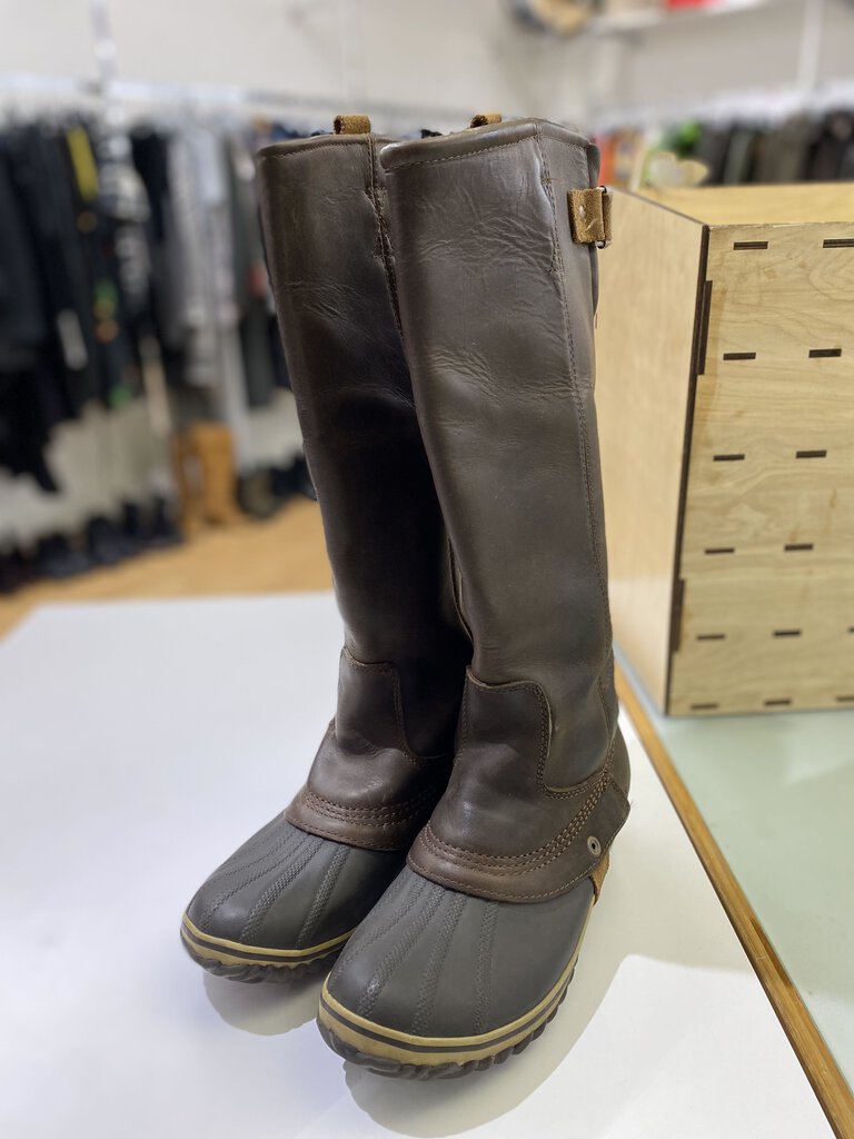 Sorel leather top boots 9