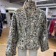 Load image into Gallery viewer, Melanie Lyne leopard print fur jacket S
