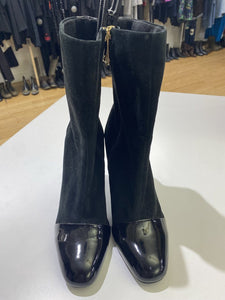 IMNYC suede high heeled boots 9.5