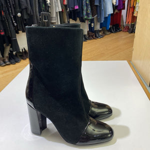 IMNYC suede high heeled boots 9.5