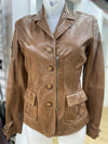 Danier leather blazer 2XS