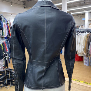 Danier leather blazer XXS