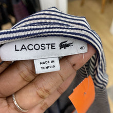 Load image into Gallery viewer, Lacoste striped t-shirt 40
