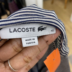 Lacoste striped t-shirt 40