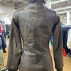 Danier knit cuff leather coat 2XS