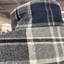 Load image into Gallery viewer, Zara plaid wool blend cape L
