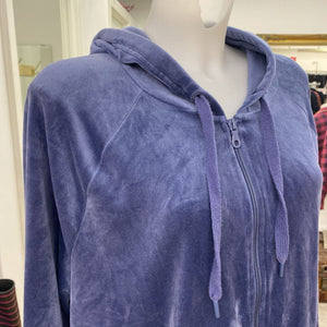 Aerie velour zip up hoody XL