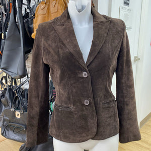 Danier suede blazer XXS