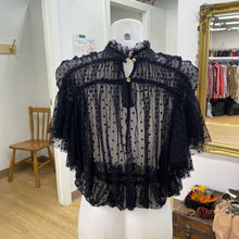 Load image into Gallery viewer, Free People sheer lace top XS
