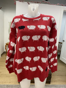 Cotton Country by Parkhurst sheep sweater XL