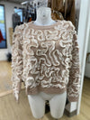 Zara embellished sweater NWT L