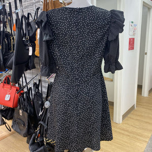 Wednesday's Girl polka dot dress M