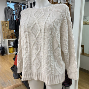 Mango open back sweater L