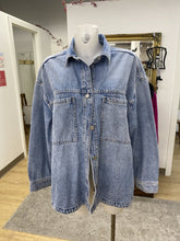 Load image into Gallery viewer, Gap denim shacket L
