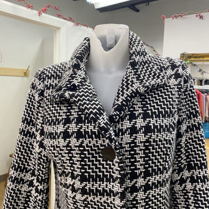 Melanie Lyne tweed coat with shawl 4