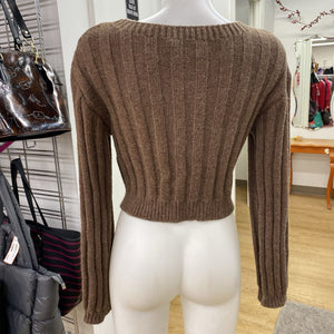 Zara cropped sweater M