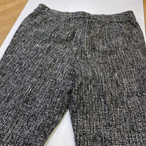 Talbots Hampshire Ankle metallic tweed pants 16