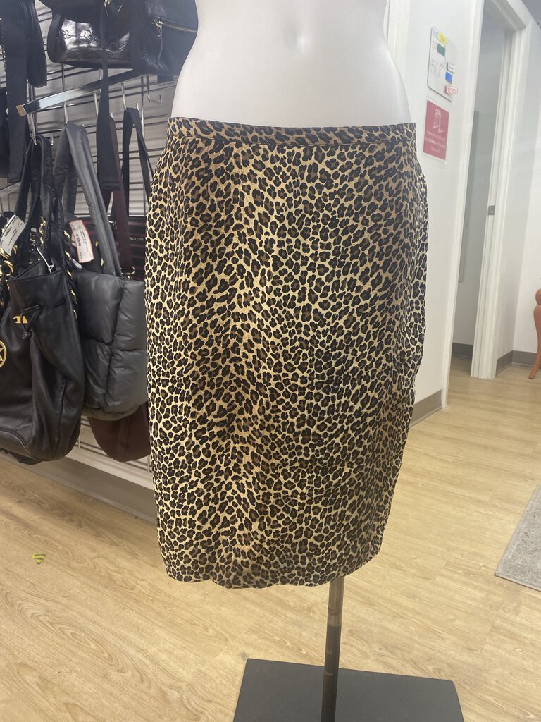 Un Deux Trois Vintage Leopard print skirt 44