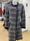 French Connection wool/angora/blend long cardi M