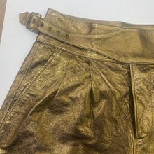 Load image into Gallery viewer, Banana Republic leather shorts 6
