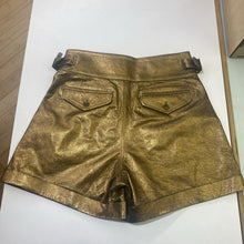 Load image into Gallery viewer, Banana Republic leather shorts 6
